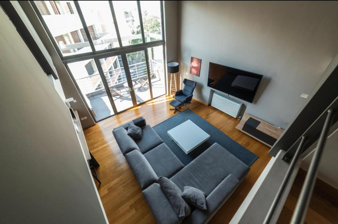 Ferienwohnung Minimal Brand New Loft Next To Subway Athen Exterior foto