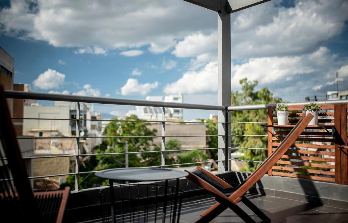 Ferienwohnung Minimal Brand New Loft Next To Subway Athen Exterior foto